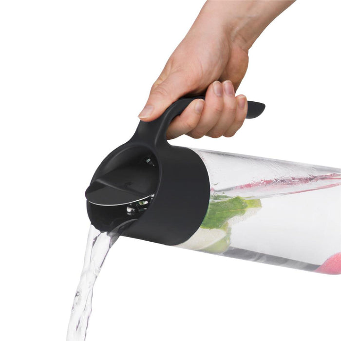 WMF Wasserkaraffe Nuro, Schwarz mit Griff