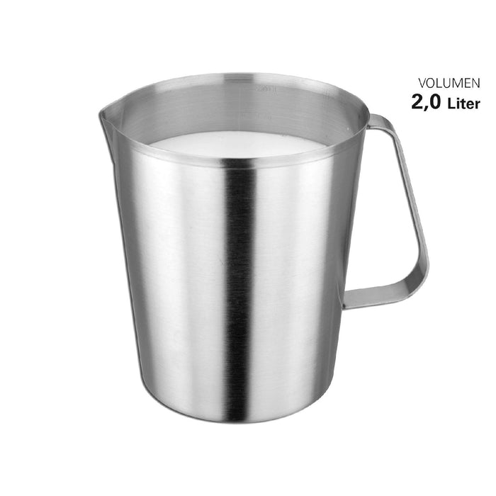 Weis Messbecher Edelstahl satiniert 2 Liter