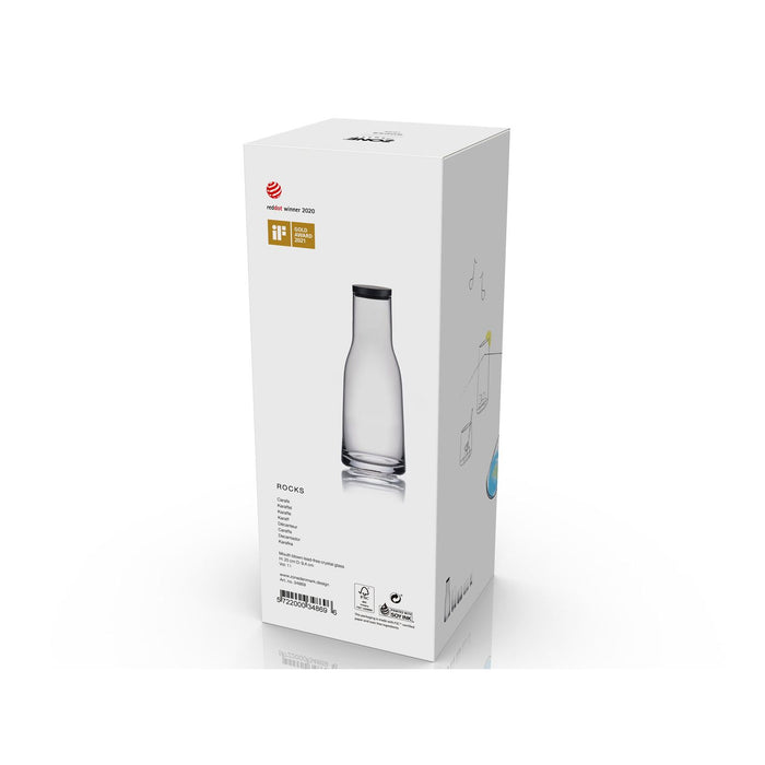 Zone Denmark Karaffe mit Deckel Rocks 1 Liter Klar