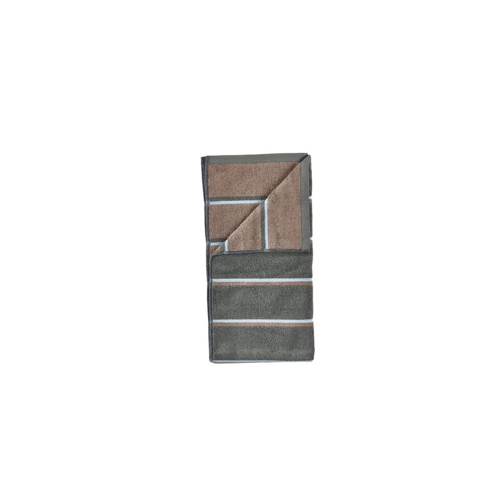 Zone Denmark Handtuch Sauna 50x100 Olive Green/Taupe/Blue Fog