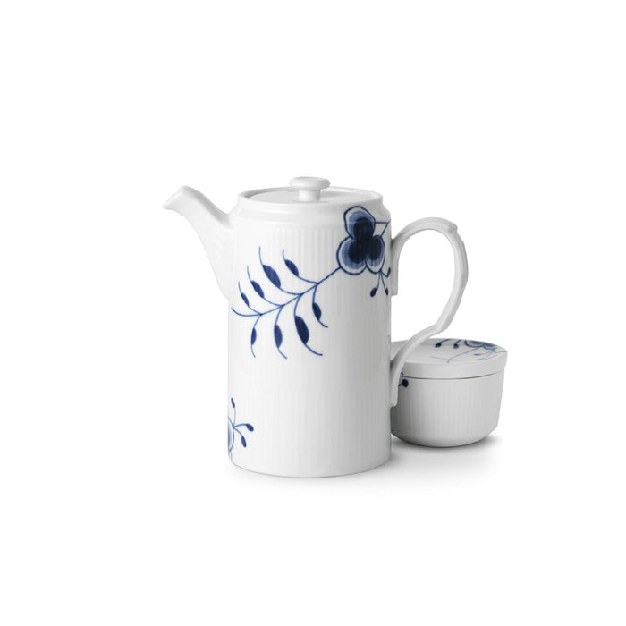 Royal Copenhagen Blue Fluted Mega Kanne mit Deckel 1,1l