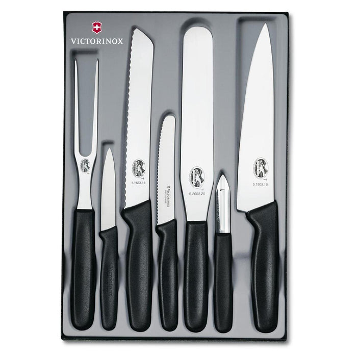 Victorinox Küchengarnitur 7tlg., Nylon schwarz