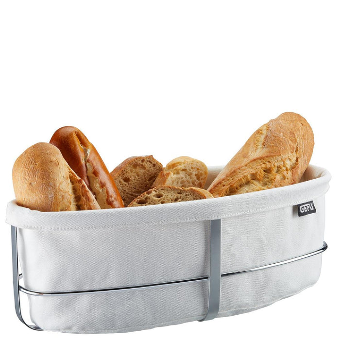 GEFU Brotkorb BRUNCH, oval weiß