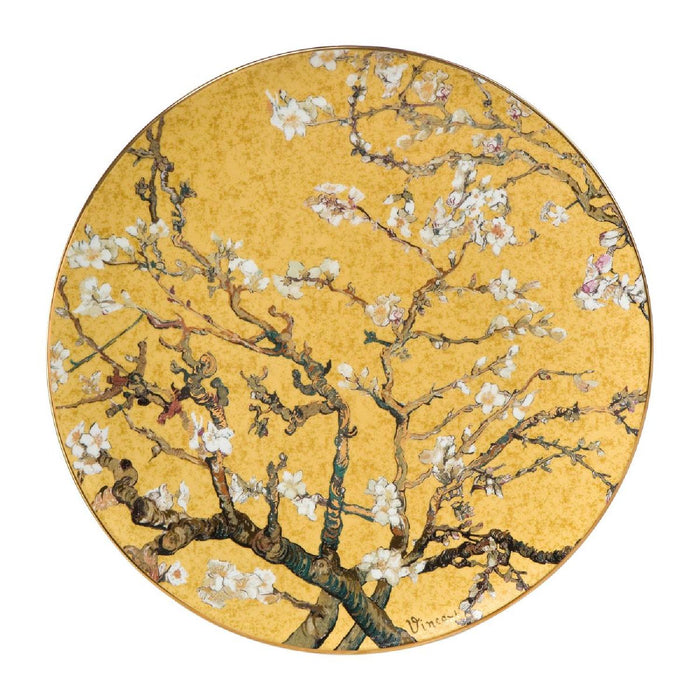 Goebel Vincent van Gogh - Mandelbaum Gold Wandteller