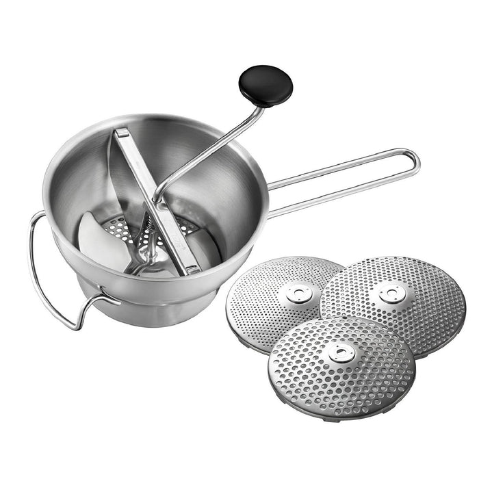 GEFU Passiergerät FLOTTE LOTTE® inkl. 3 Lochscheiben (1 mm, 3 mm und 5 mm)