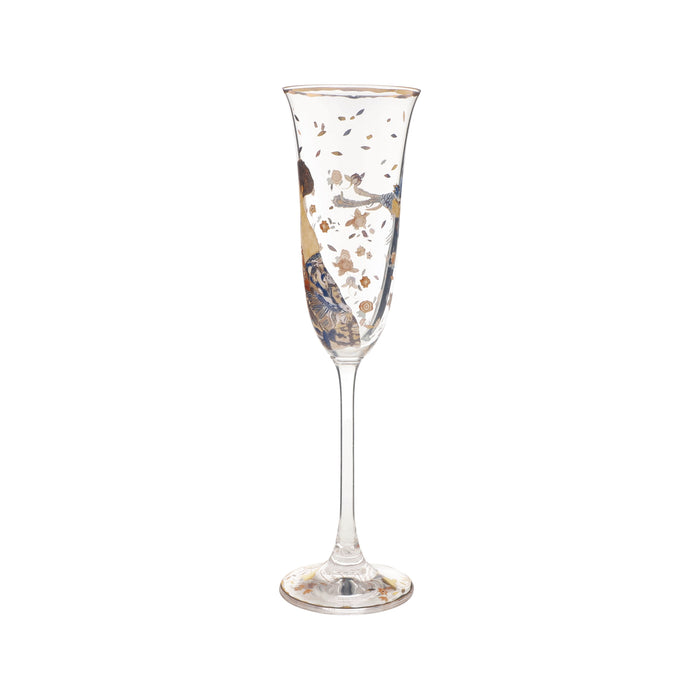 Goebel Gustav Klimt Dame mit Fächer Sektglas