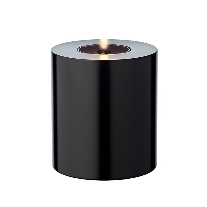 EDZARD Teelichthalter Cornelius black Ø 8 cm / H 9 cm