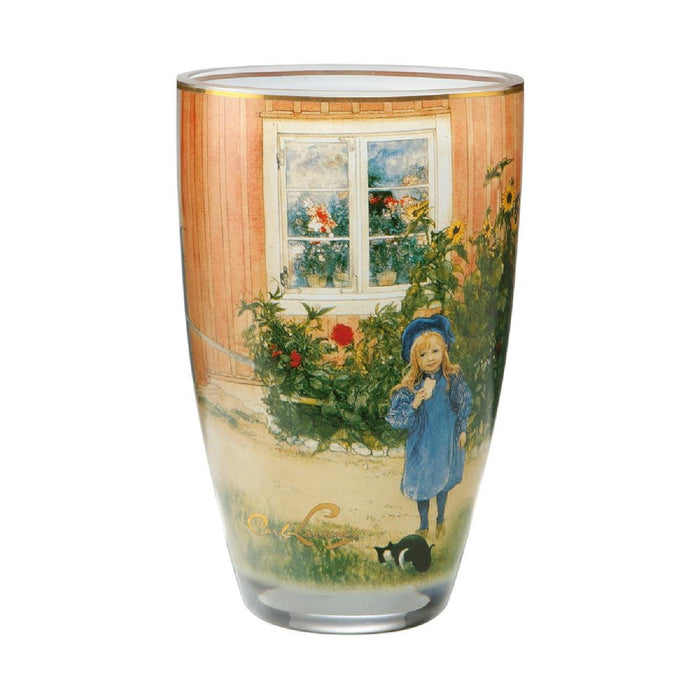 Goebel Carl Larsson  - Britta mit Katze - Vase