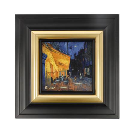 Goebel Vincent van Gogh  Café bei Nacht Wandbild