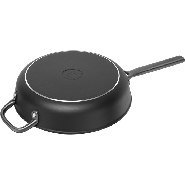 ZWILLING Schmorpfanne mit Glasdeckel, 28 cm | Schwarz | Aluminium | Ceramic Titanium