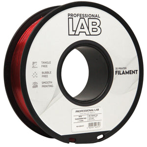 PETG-Filament, transparent rot | Prof. Lab