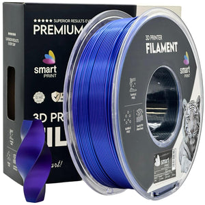 Filament Silk PLA Dreifarbig blau lila schwarz | Smart Print