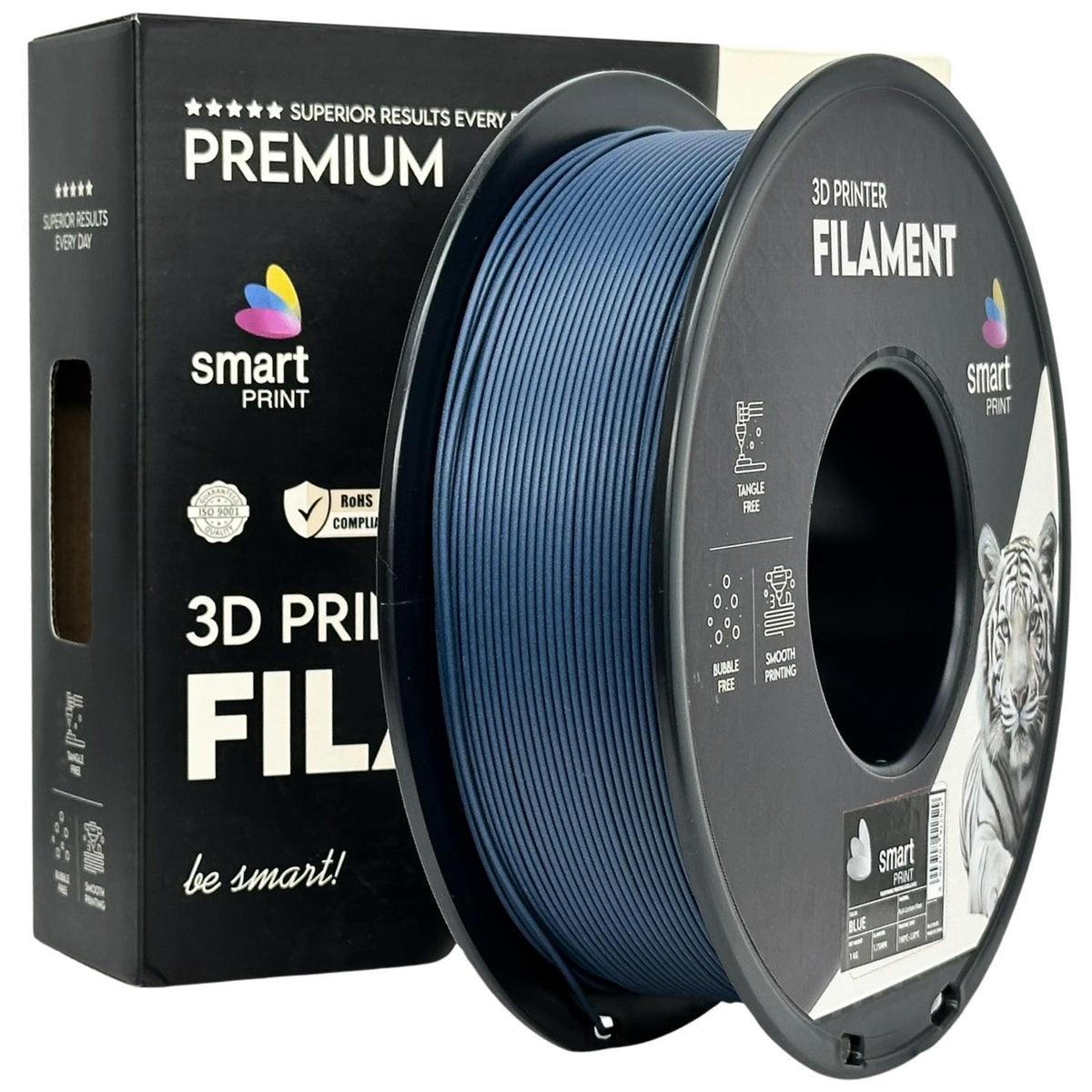 PLA-CF blau Filament Spule, Smart Print, 1,75 mm