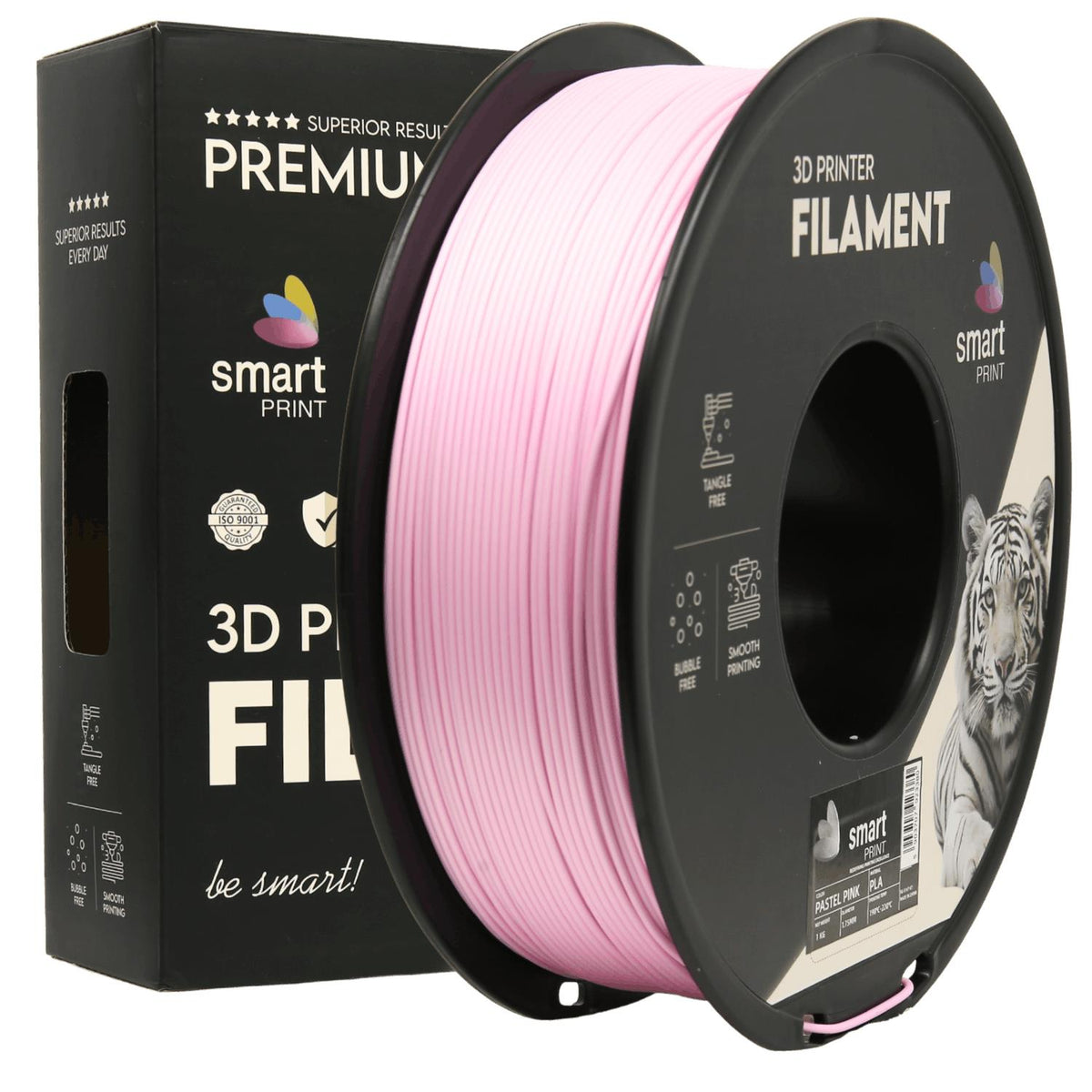 PLA-Filament, Pastellrosa Spule, Smart Print, 1,75 mm