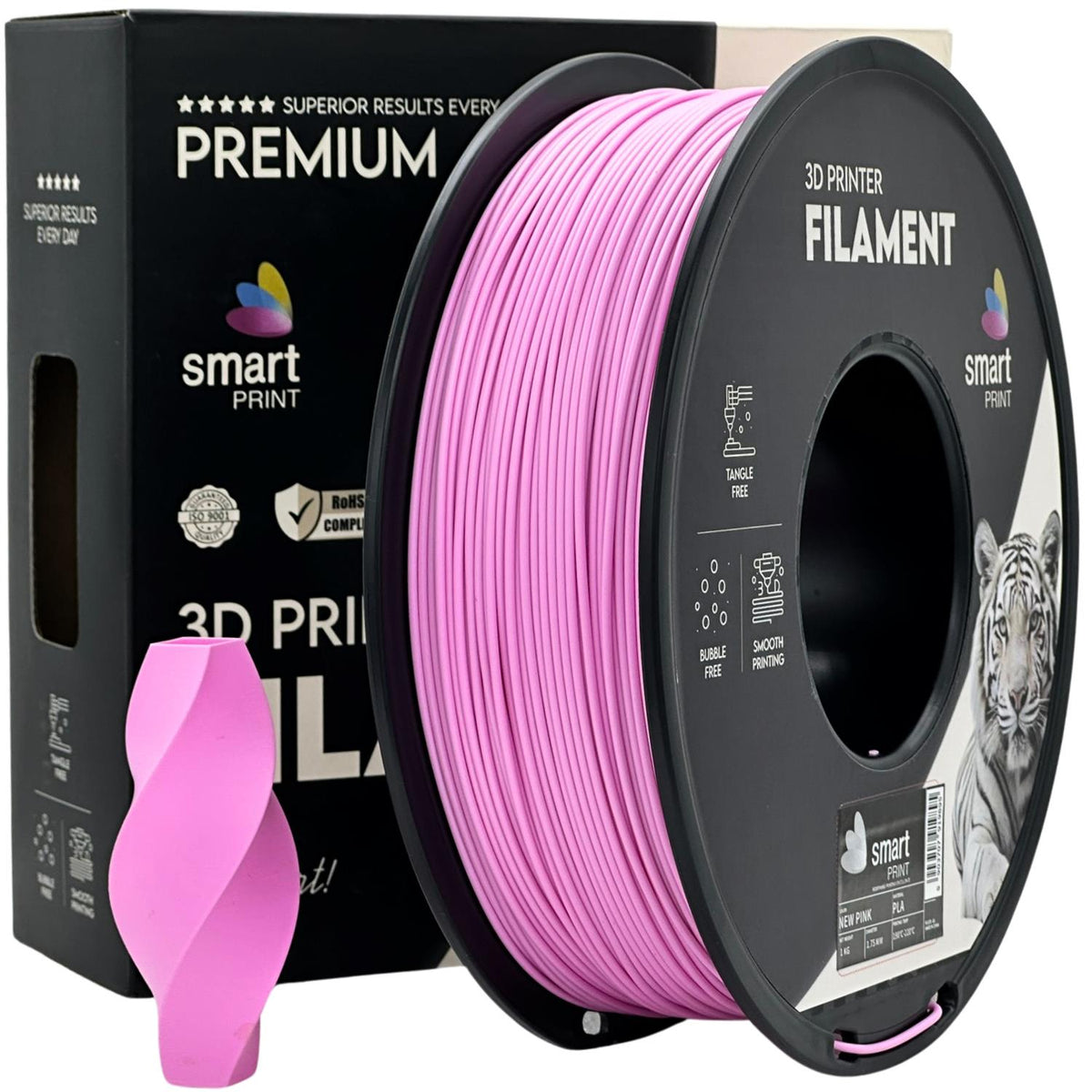 PLA Rosa Filament Spule, Smart Print, 1,75 mm